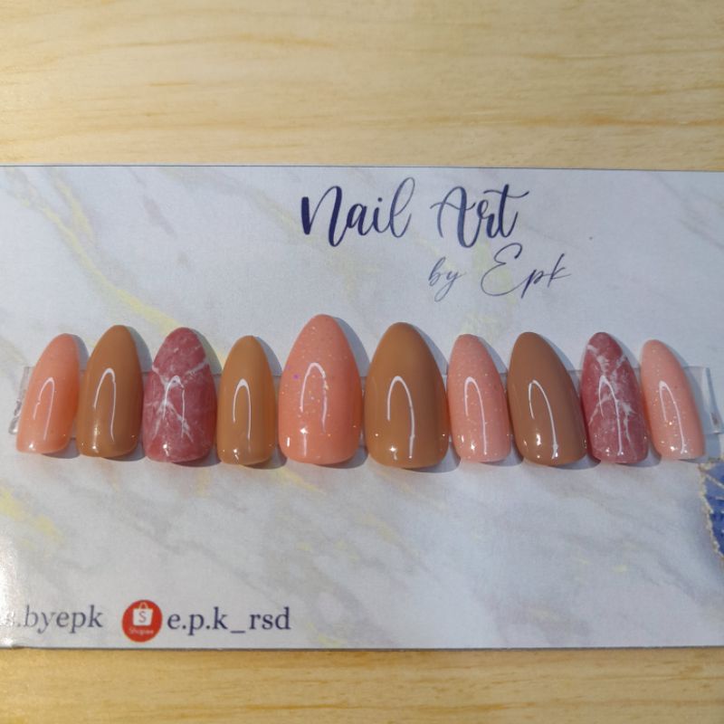 Fake nails (Gel hand made)