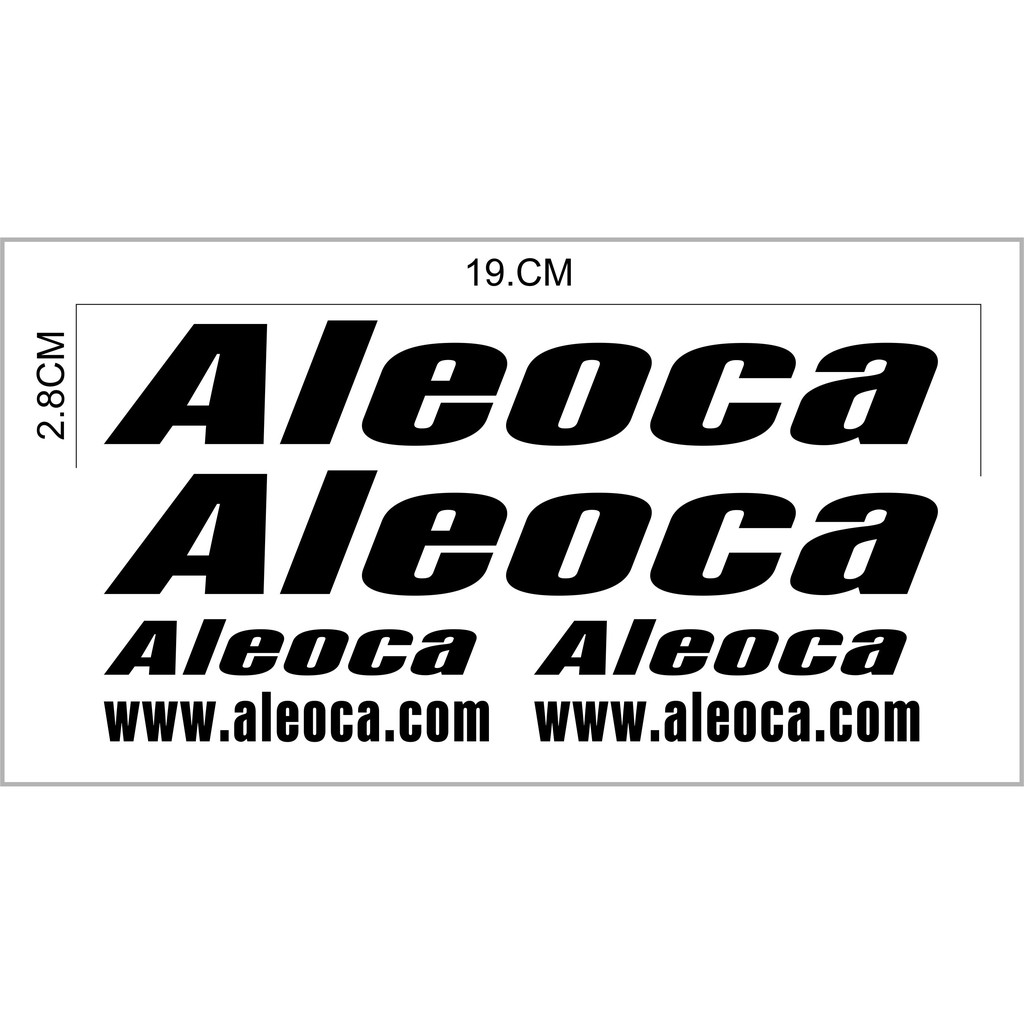 Cutting Sticker frame sepeda ALEOCA