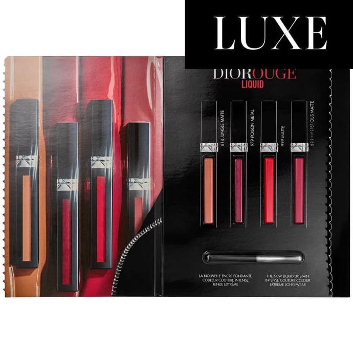 Dior Rouge Liquid Lip Stain - sample card