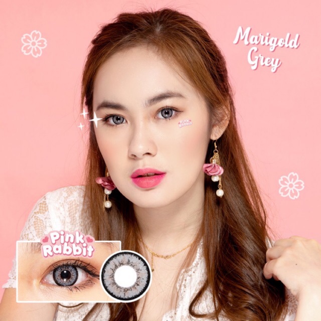 Marigold Grey Pink Rabbit Lens