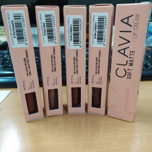 Lipcream matte Clavia