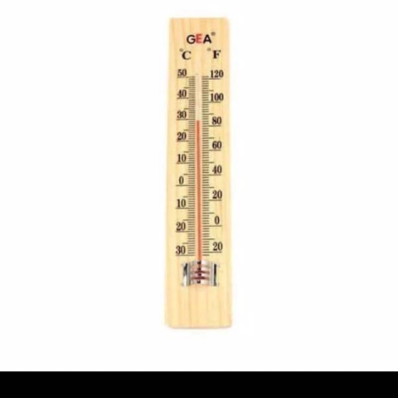 TERMOMETER RUANGAN KAYU