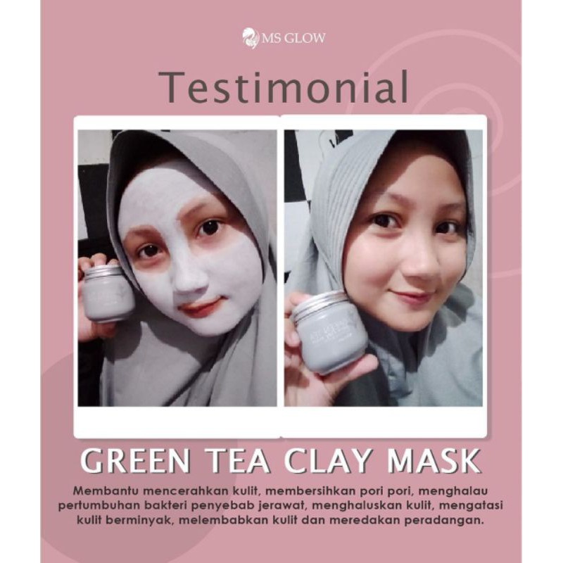 Greentea Clay mask Ms Glow