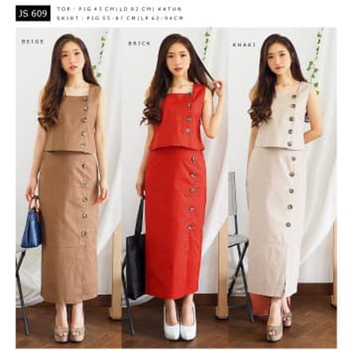 Katun Top Skirt - JS609
