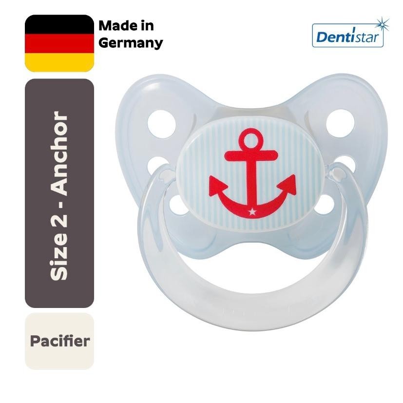 Empeng Dentistar Size 2 (6-14m) / Single / Anchor / Blue / Day Time Code 08