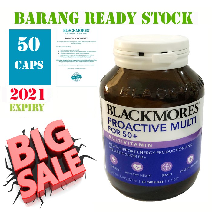 DISKON -  Blackmores Proactive Multi for 50+, 50 capsules
