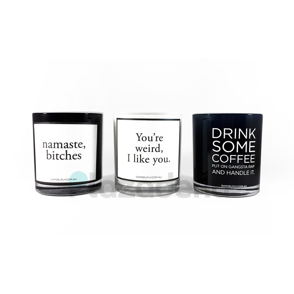 Damselfly Quote Candles L