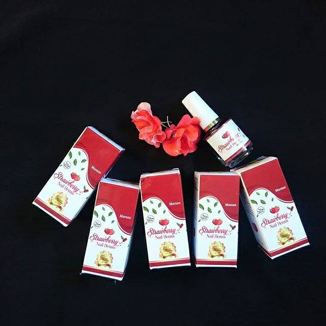 Strawberry Nail Henna