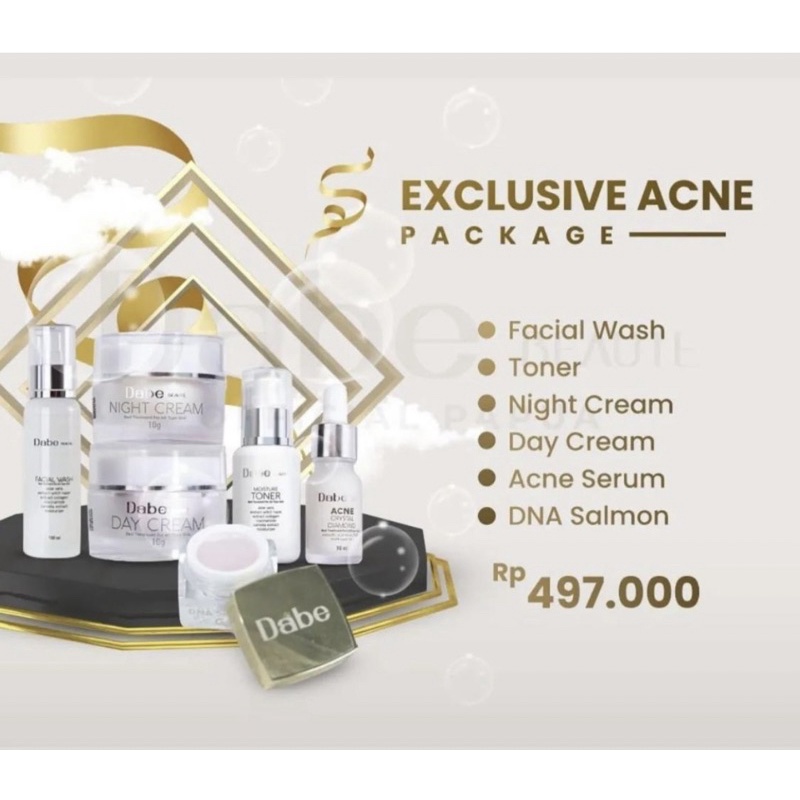 EXCLUSIVE ACNE DABE BEAUTE