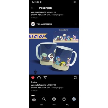 Mug atau Gelas BT21