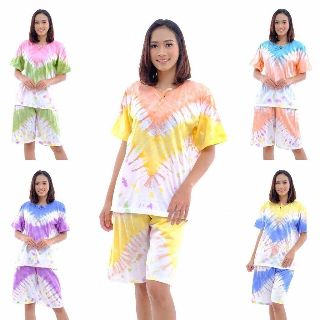 KULOT KAOS COMBED PELANGI SEGITIGA