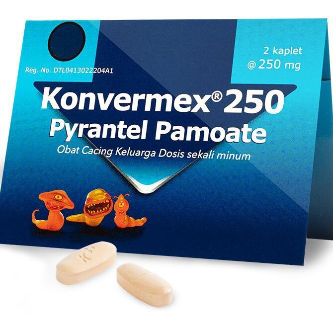 Konvermex Tablet 250mg / Obat Cacing