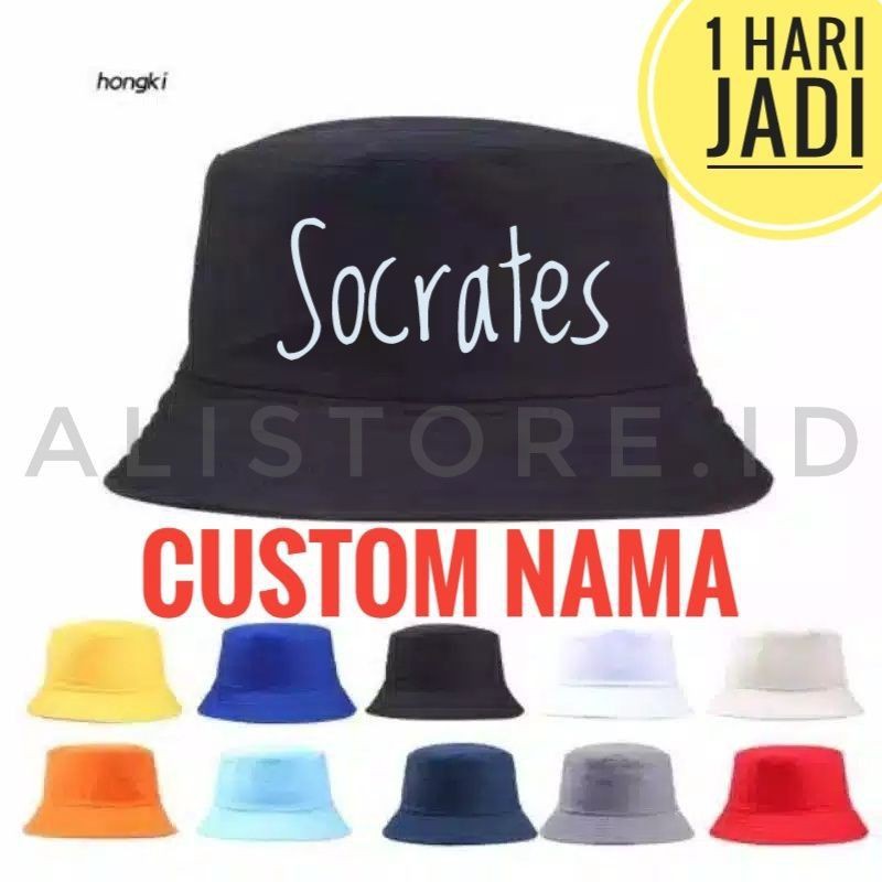 Buckethat anak Custom Nama