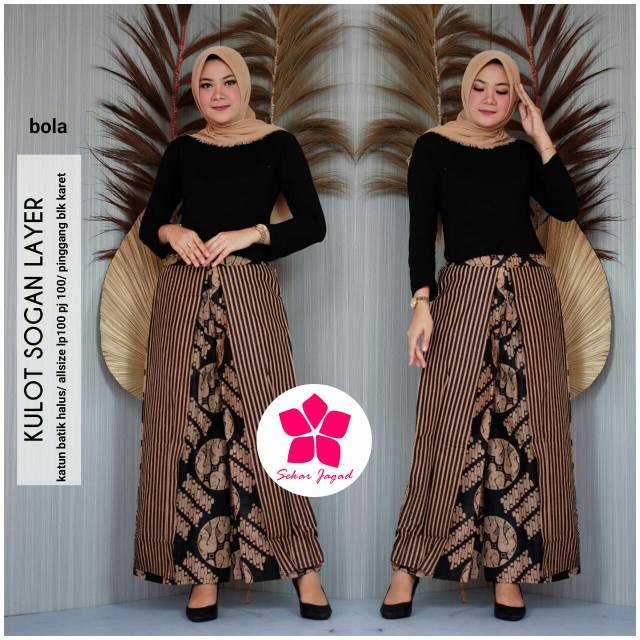 Kulot batik sogan layer by sj 2-5