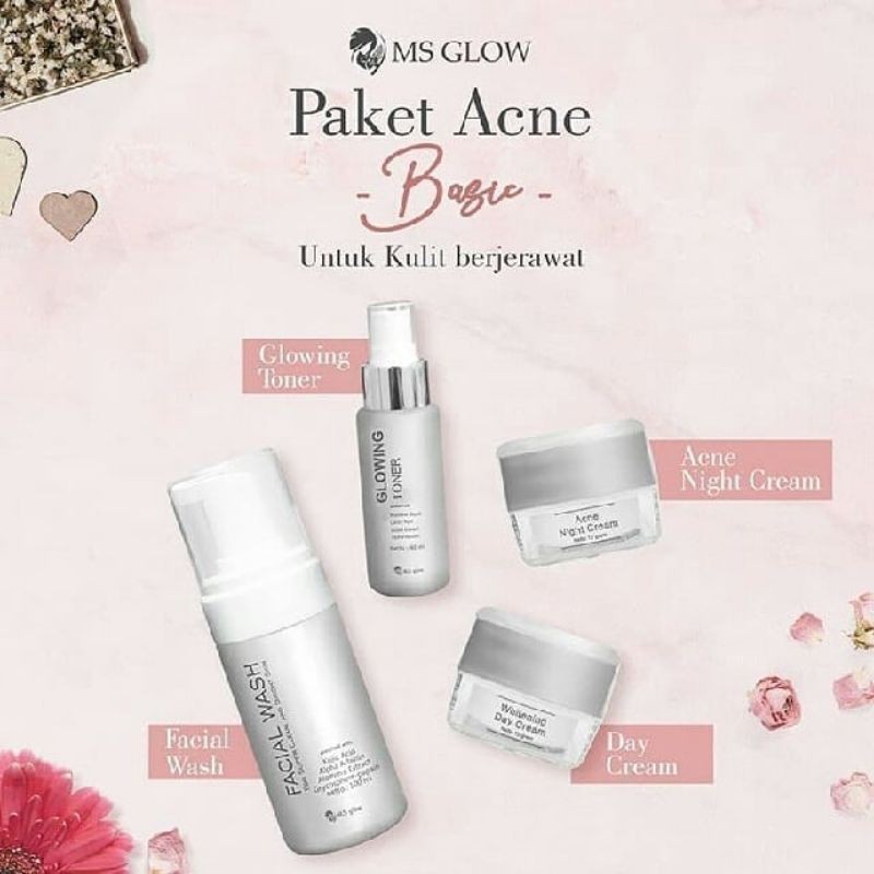PAKET ACNE MSGLOW