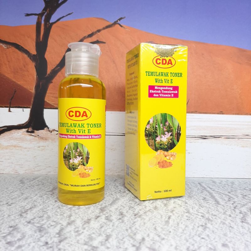 TEMULAWAK TONER WHIT VITAMIN.E BPOM