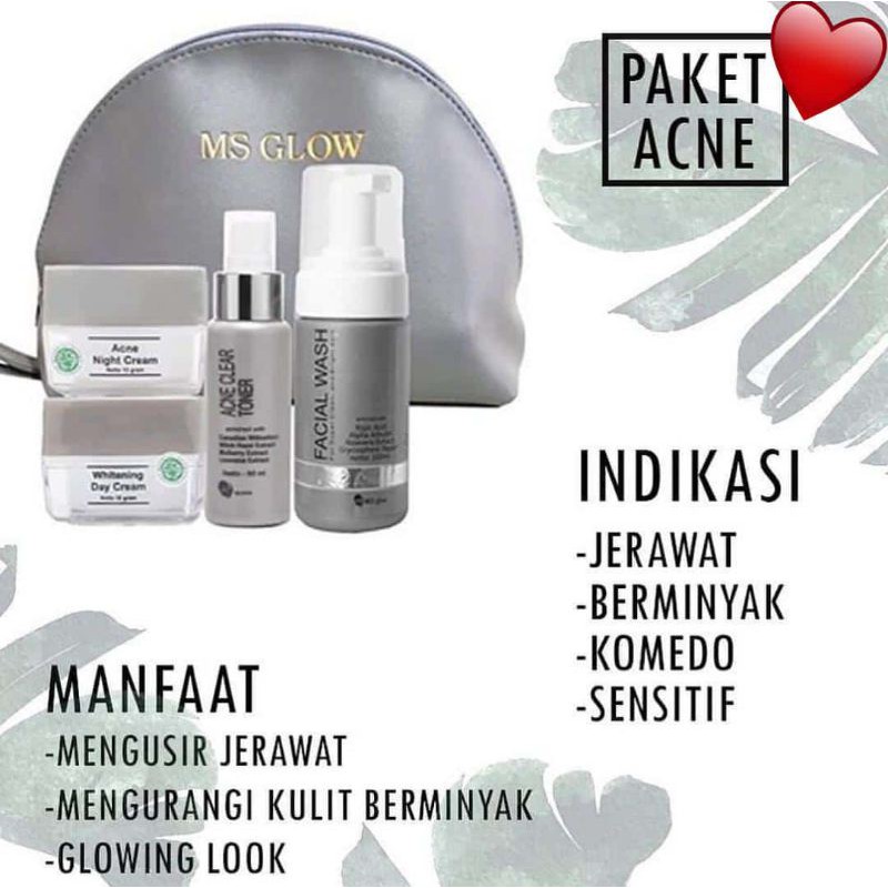 MS.Glow paket acne
