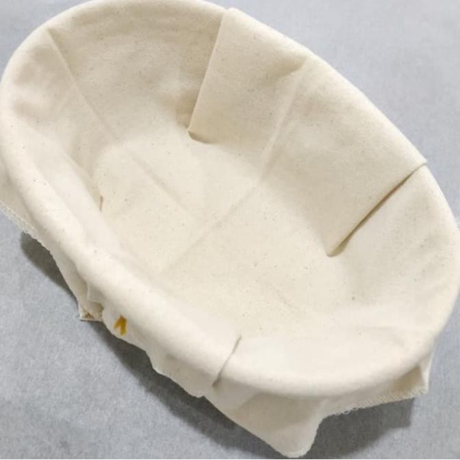 Termurah - oval banneton basket include kain liner