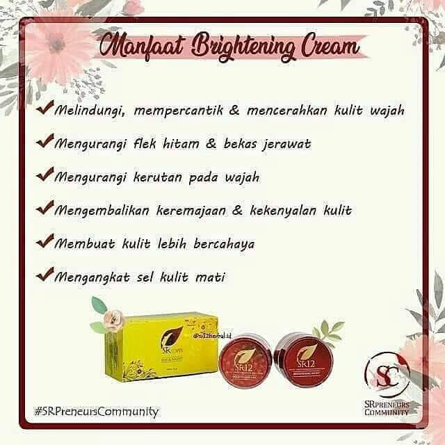 Brightening cream Sr12