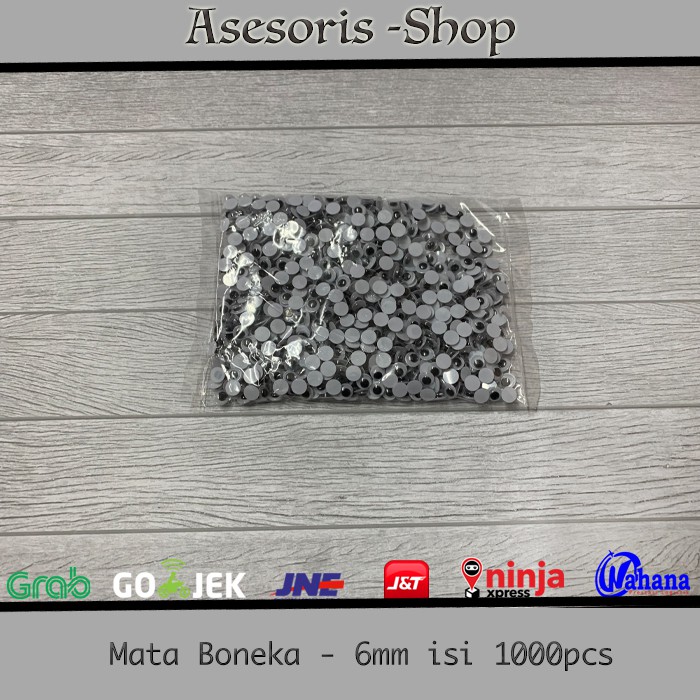 Mata Boneka - 6mm (1000 pcs)