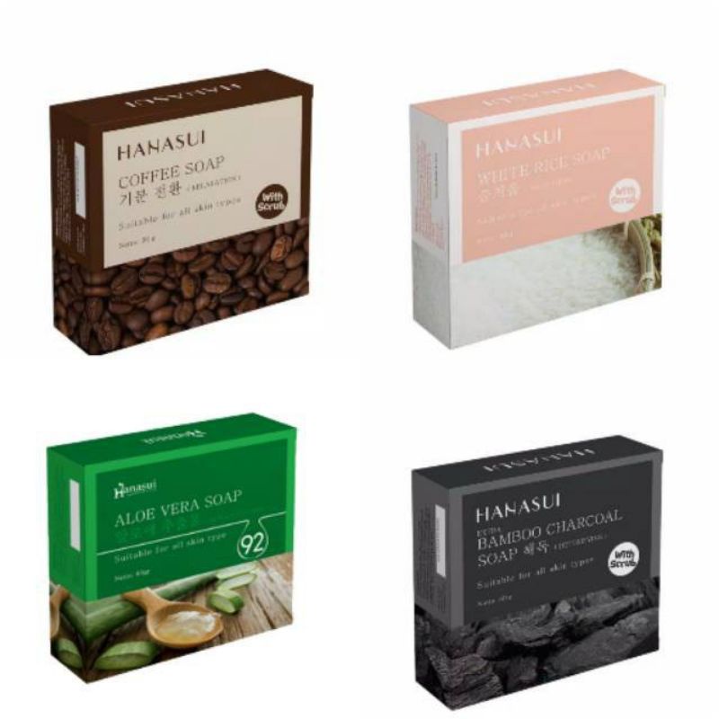 HANASUI BAR SOAP 60g[SERBU BEAUTY]
