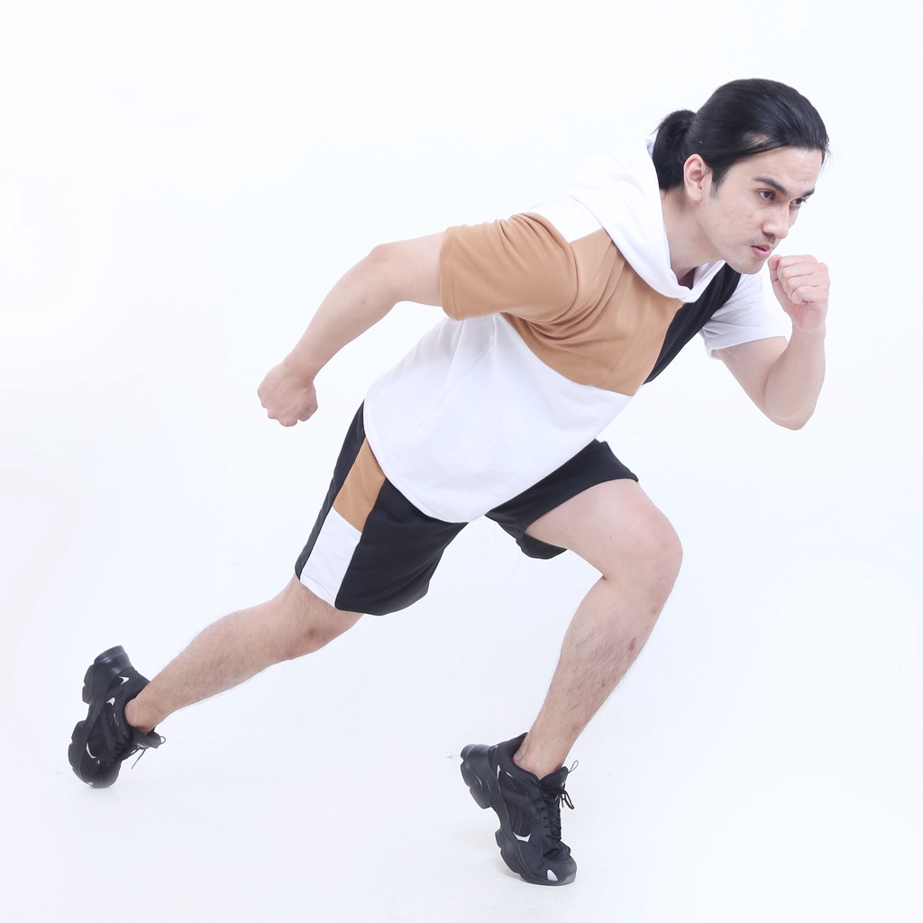 Hoodie Pendek Training Set Pendek