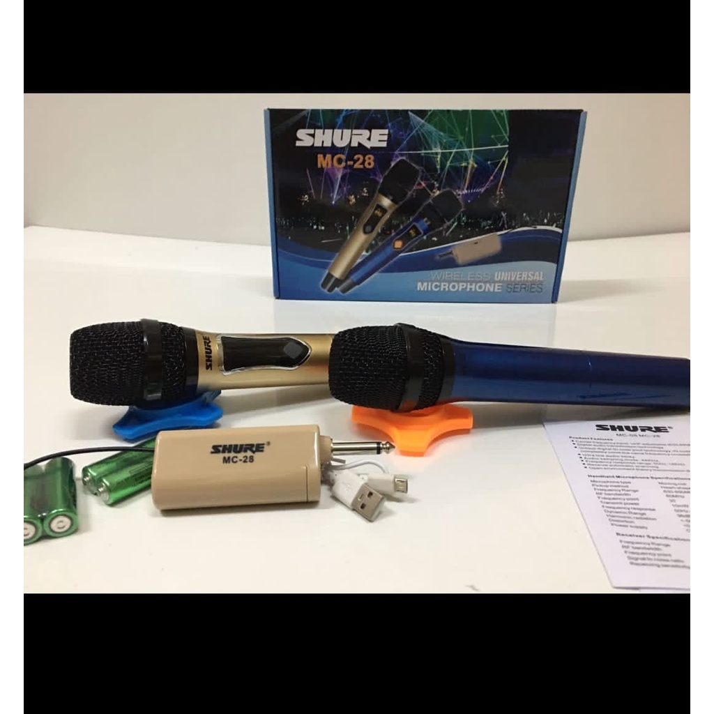Mic wireless SHURE MC28 / MC 28 wireless HANDELD MIC