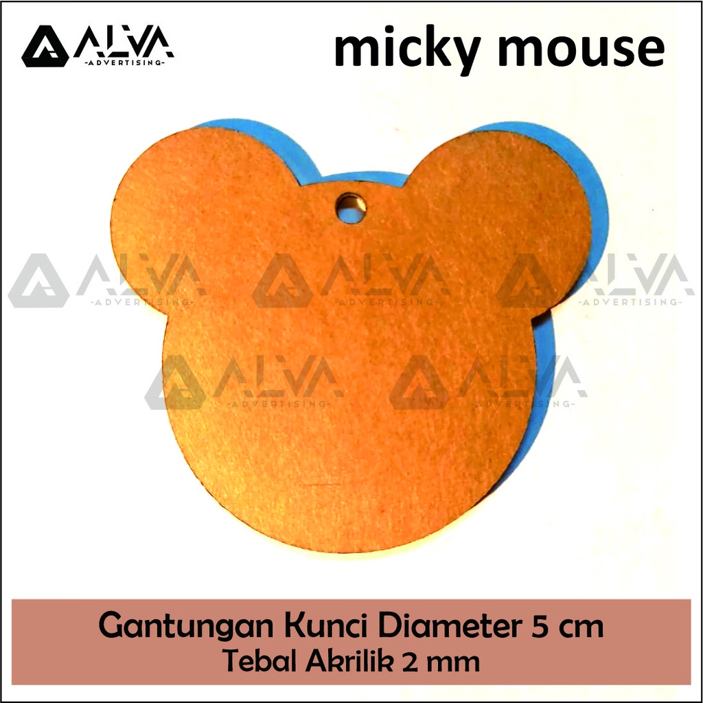 Ganci Micky Mouse Polos Diameter 5 cm