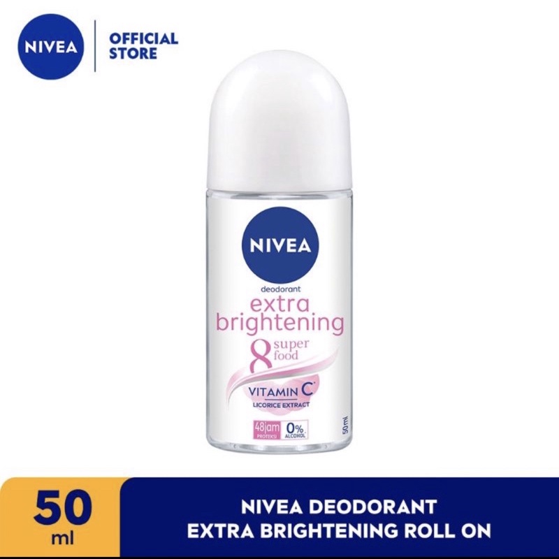 DEODORANT NIVEA EXTRA WHITENING 50ML