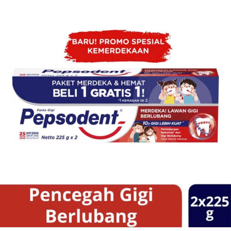 Pepsodent Twin Pack 2x225gr