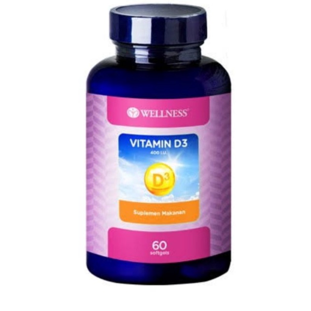 Wellness vitamin D3 400 IU