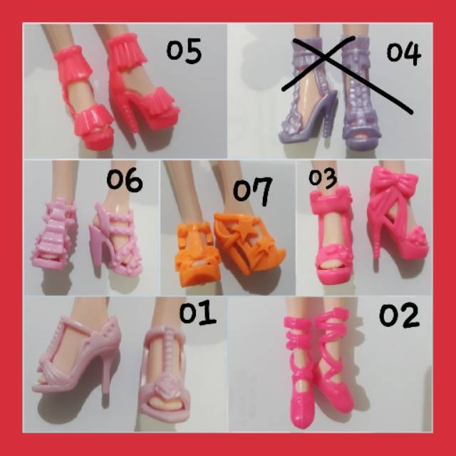 Sepatu Barbie sweet & funky