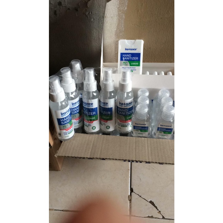 Instance Hand Sanitizer Gel Liquid 18ml, 50ml, 100ml