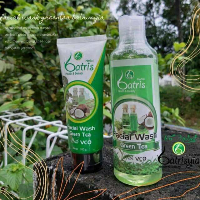 Facial wash greentea batrisyia