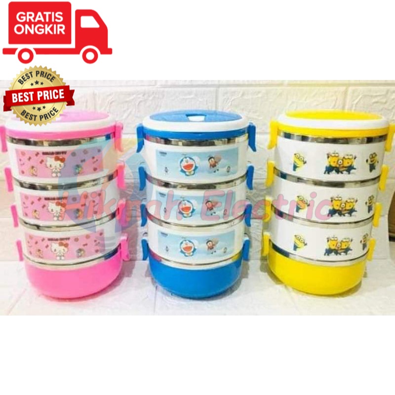 Rantang karakter hello Kitty 4 susun