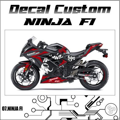 DECAL NINJA FULLBODY BEBAS CUSTOM DESAIN