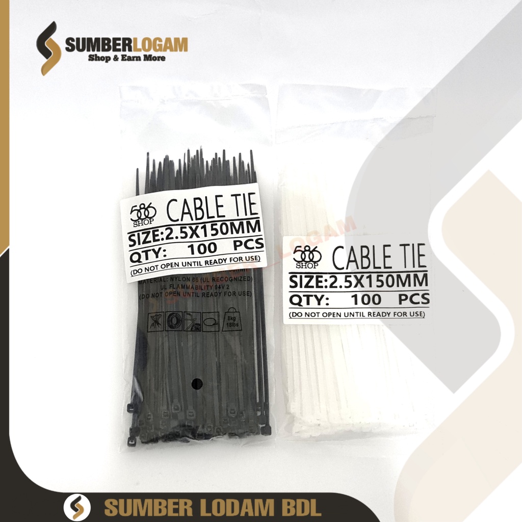 Kabel Ties Cable Tie 2.5 x 150mm