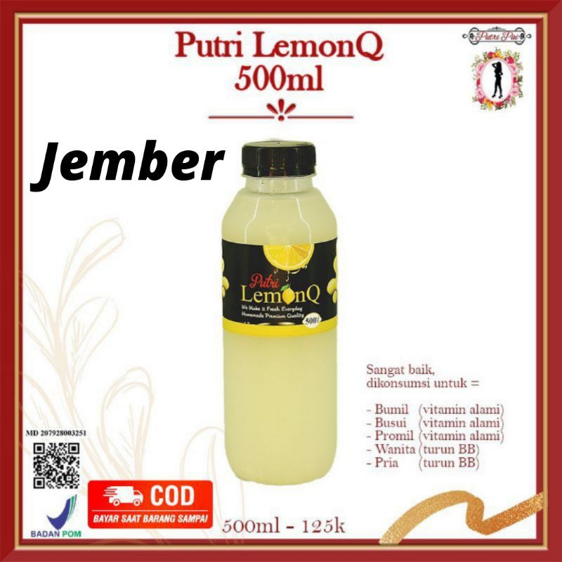 PUTRI LEMONQ BY PUTRIPAI 500ML