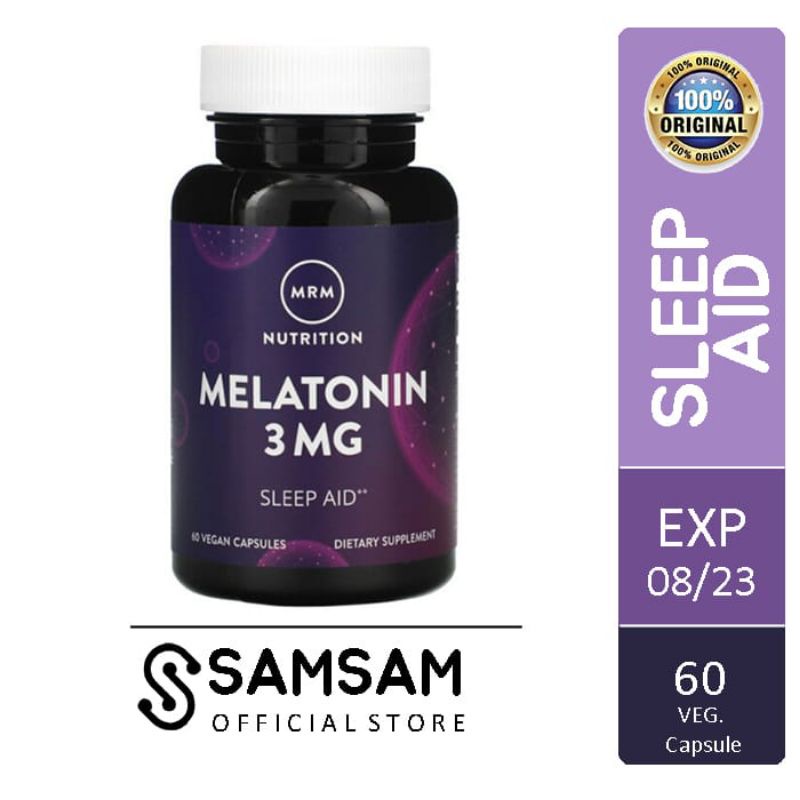 MRM Melatonin 3Mg Sleep Aid 60 Tablet