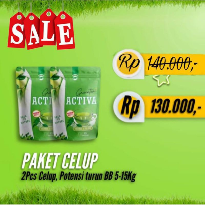 Paket Celup Green Tea Activa