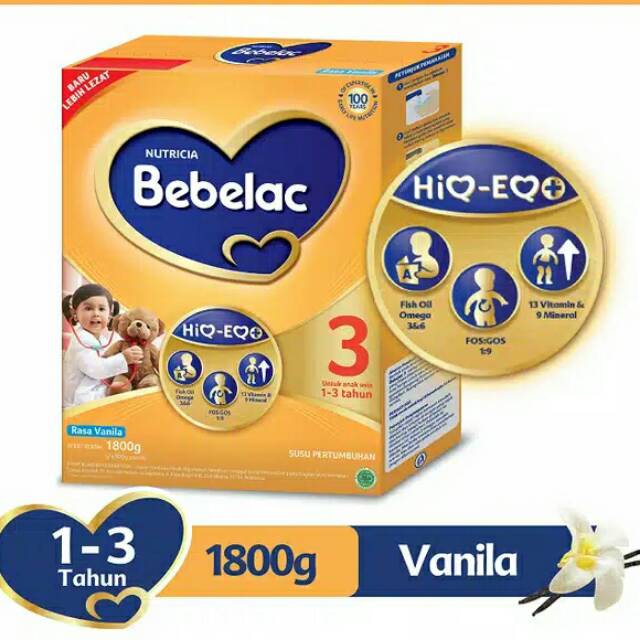 Bebelac 3 vanila 1800gr