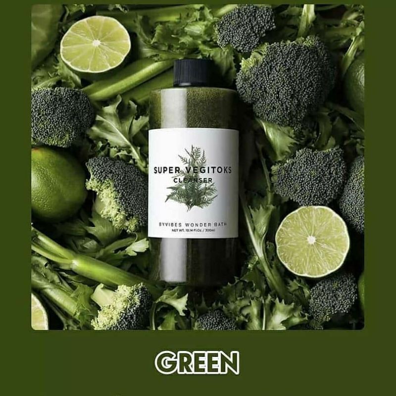 wonder Bath Super Vegitoks Cleanser Green