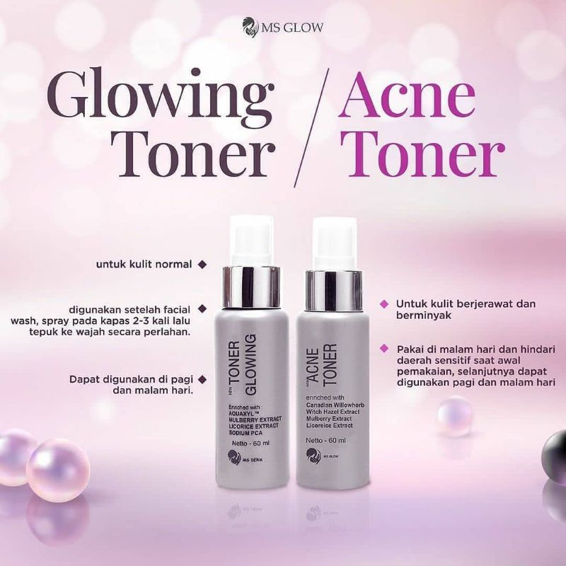 MS GLOW TONER ACNE