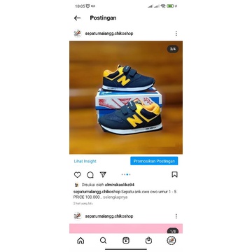 Sepatu ank cwe cwo