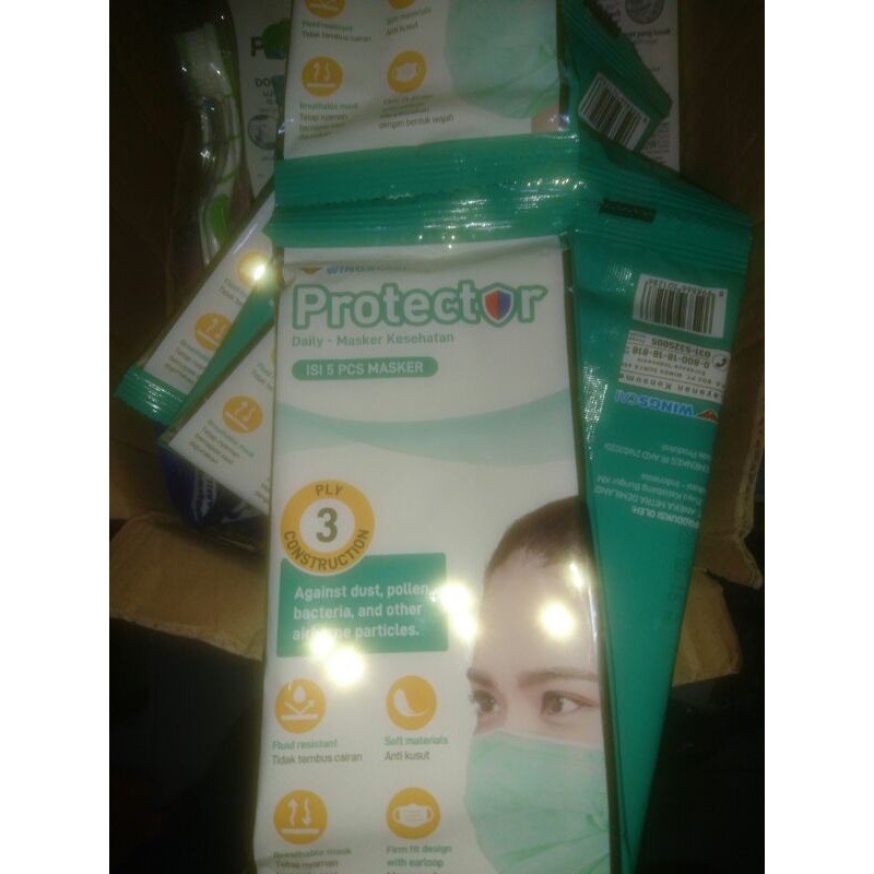 Masker protector isi 5 sct