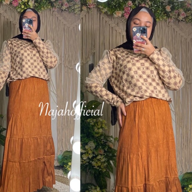 'Najah'Atasan Kaos Import