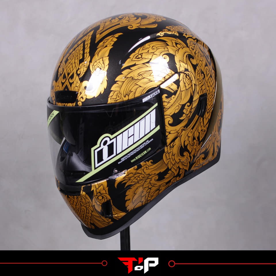 ICON AIRFORM ESTHETIQUE GOLD HELM FULL FACE