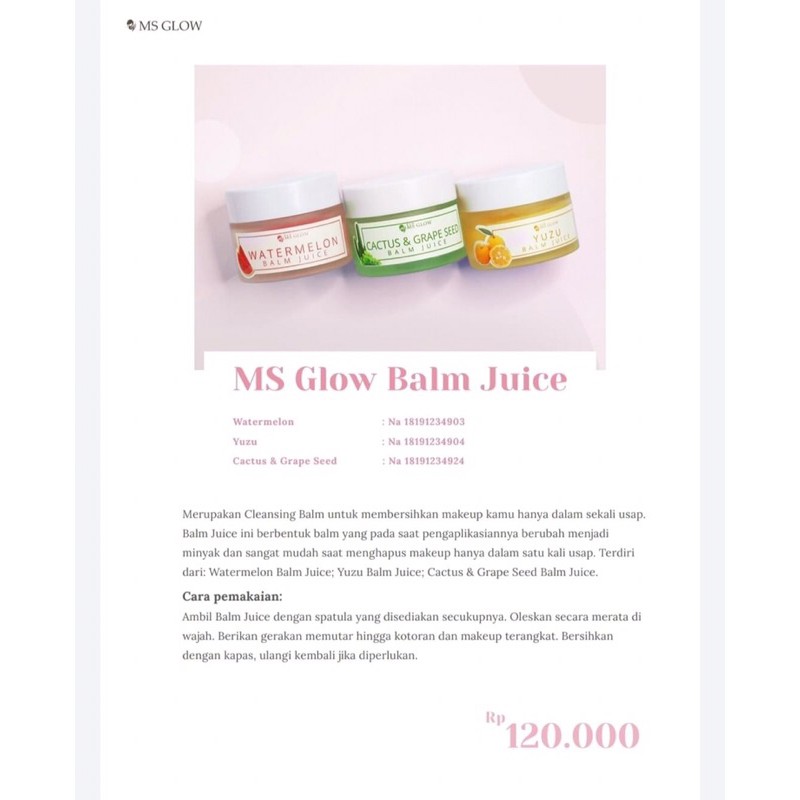 Balm Juice Ms Glow