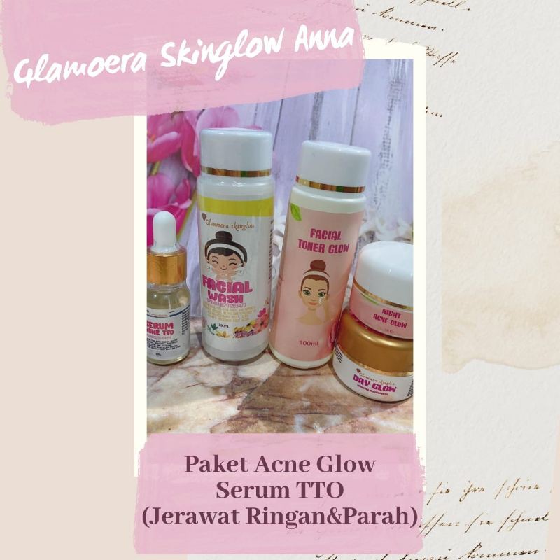 glamoeraskinglow acne serum