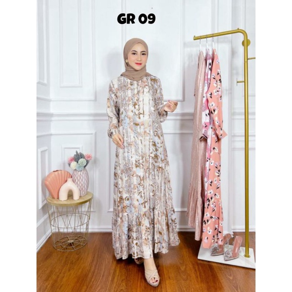 kanaya gamis ruffle (new)